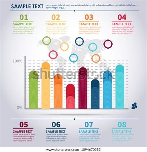 Bar Graph Infographic Template Stock Vector (Royalty Free) 1094670353