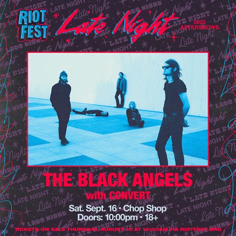 The Black Angels - Riot Fest