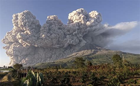 Indonesia’s Mount Sinabung Volcano Spews Ash Into Sky