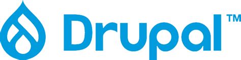 Drupal logo landscape transparent PNG - StickPNG