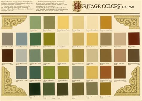 Historic Paint Colors | The Craftsman Blog