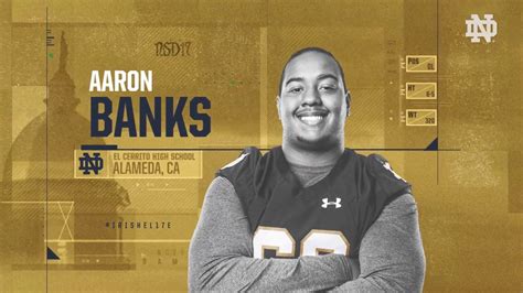 Aaron Banks Highlights - Notre Dame Football - NSD17 - YouTube