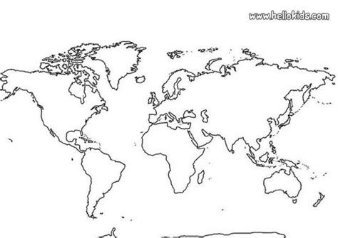 Get This World Map Coloring Pages Printable for Kids r1n7l