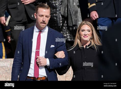 Superintendent of Public Instruction Ryan Walters, left, and his wife ...