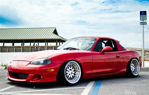 NB Miata with CCW LM20s: 4x100 16x9 et 6, 16x9.5" et 0 Mazda Mx 5 ...