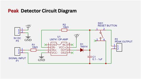 Designing Peak Detector Circuit Using LM741 - Electrothinks