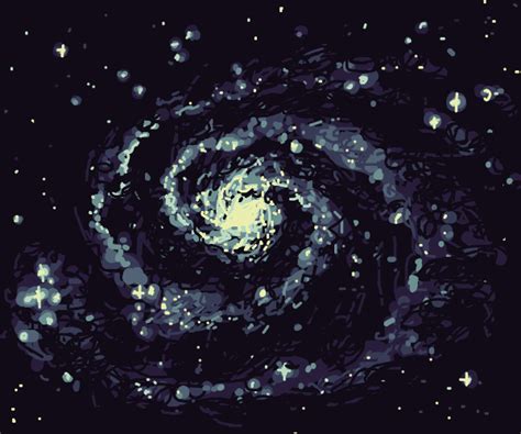 Spiral galaxy - Drawception