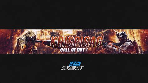 Call of Duty| Youtube Banner | Photoshop | PSD by CagBcn on DeviantArt