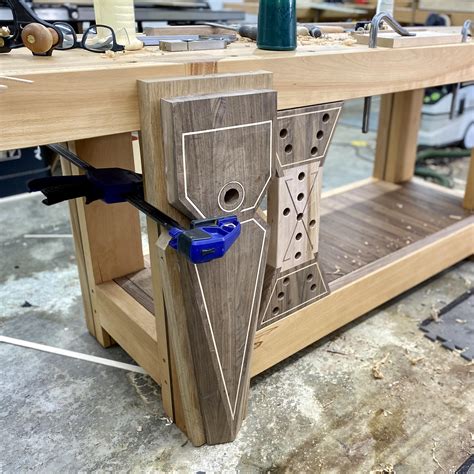 Diy Workbench Leg Vise : My Workbench Journey She Works Wood Leather ...