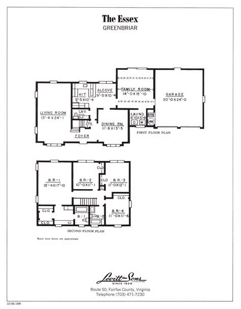 Great Levitt Homes Floor Plan - New Home Plans Design