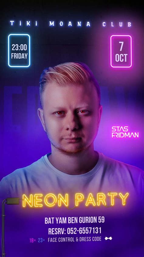 [Video] Neon Party Flyer | Poster grafis, Seni gothic, Desain web