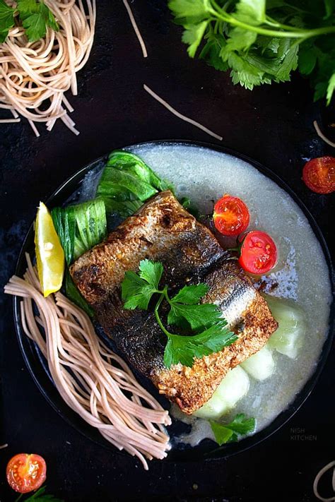 Pan Fried Snook with Coconut Broth | Video - NISH KITCHEN