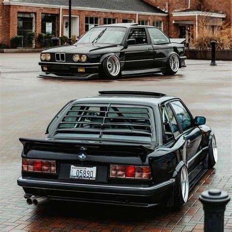 Stanced bmw e34 touring with m5 engine swap and air suspension – Artofit