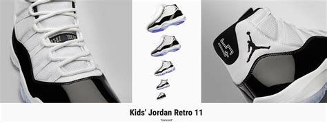 Jordan 11 Concord Kids Shoes Clothing Shirts Gear | SneakerFits.com