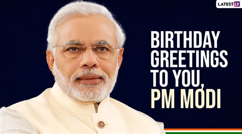 Narendra Modi Birthday Wishes And Greetings: Wish Indian Prime Minister ...