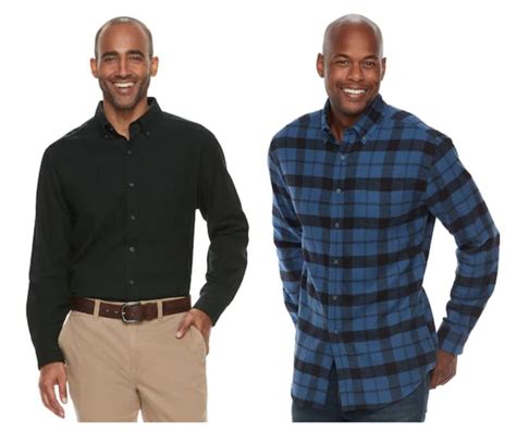 Kohl’s: Men’s Flannel Button-Down Shirts – only $8 (reg $36)! – Wear It For Less