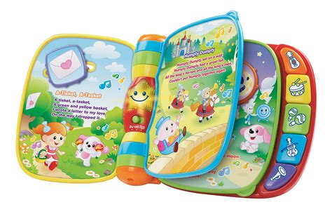 VTech Baby Musical Rhymes Book, Nursery Rhyme Book with 2 Modes of Play ...