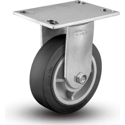 Casters | Colson Brand | Colson® 6 Series Rigid Plate Caster 6.08288.459.2 - Rubber on ...