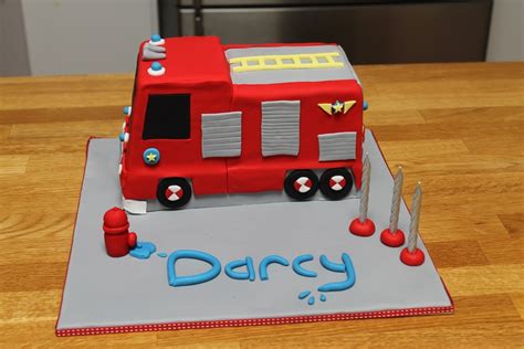 Fire Engine Cake (Inspired By Fireman Sam) - CakeCentral.com