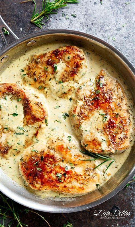 Quick & Easy Creamy Herb Chicken - Cafe Delites | Recipe | Chicken ...