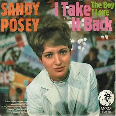 Sandy Posey – I Take It Back / The Boy I Love (1967, Vinyl) - Discogs