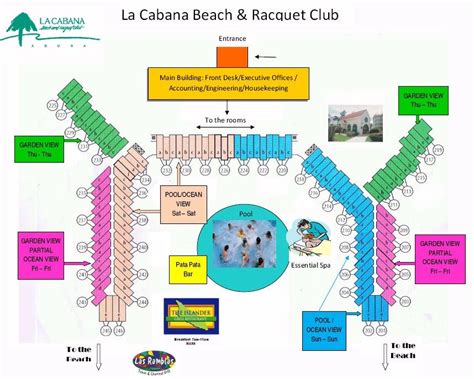 Map Layout La Cabana Resort | Bluegreen resorts, Bluegreen vacations, Aruba