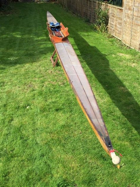 Single Scull Rowing Boat, Restoration ... | Rowing shell, Boat ...