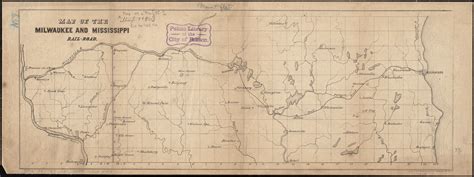 Map of the Milwaukee and Mississippi Rail-Road - Digital Commonwealth