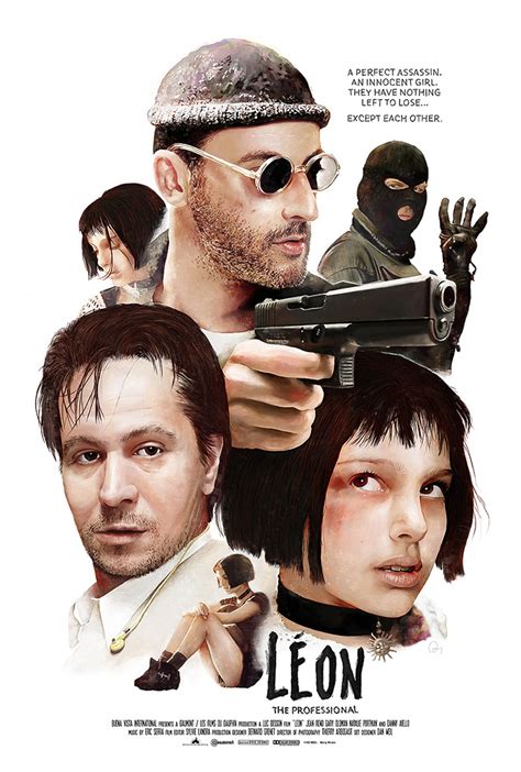 Leon: The Professional by Johnny Kotze - Home of the Alternative Movie Poster -AMP-