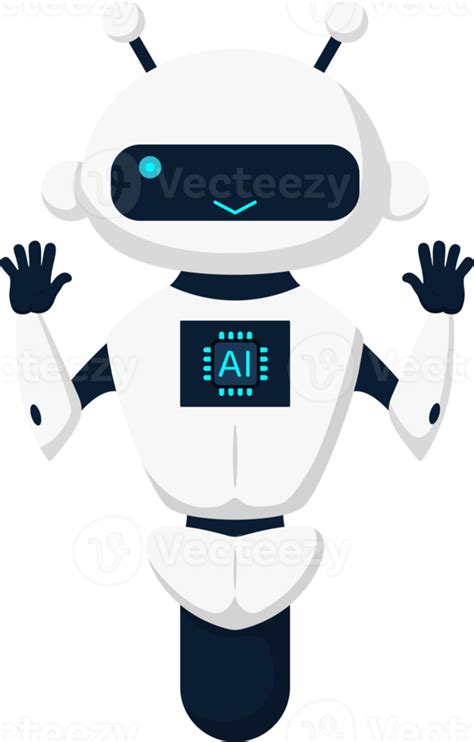 Cute robot, chatbot, AI bot character design illustration. AI ...