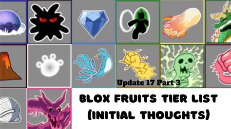 Blox Fruits Update 17 Part 3 PvP Tier List - YouTube