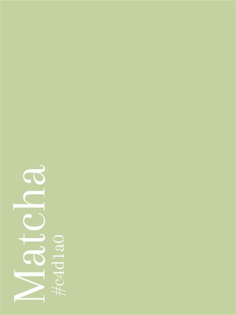 Matcha Green | Logo color schemes, Color palette bright, Brand color palette