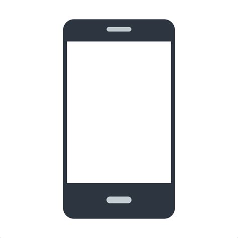 smartphone phone technology, isolated flat icon vector illustration ...