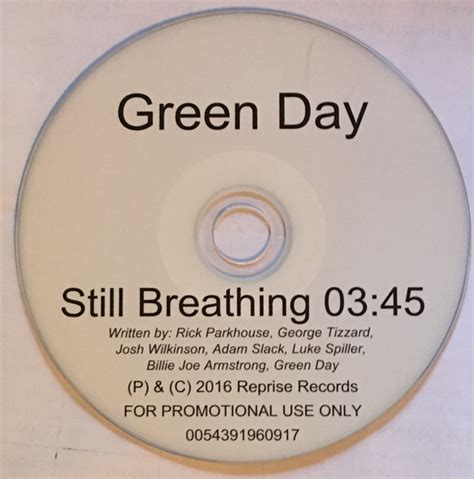 Green Day – Still Breathing (2017, CDr) - Discogs