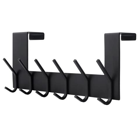 Dseap over the Door Hooks,Sturdy Towel Rack with 6-dual Hooks Hanger ...