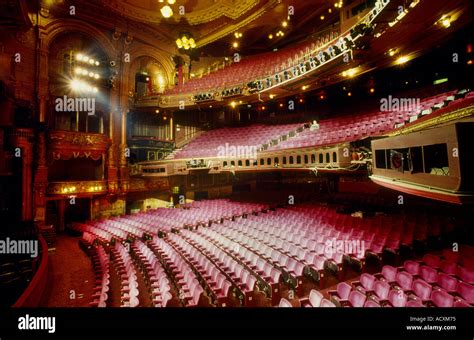 Side view of the auditorium of the London Palladium theatre, London England Stock Photo - Alamy