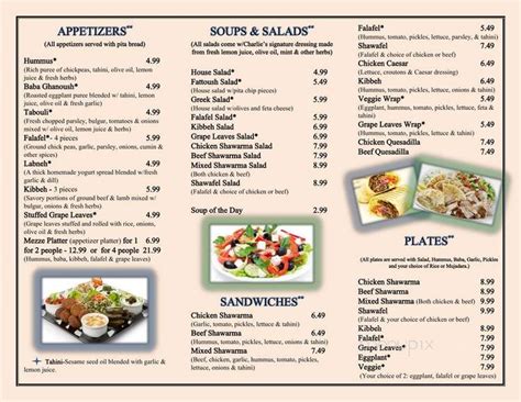 Menu of Shawarma Palace in Worcester, MA 01609