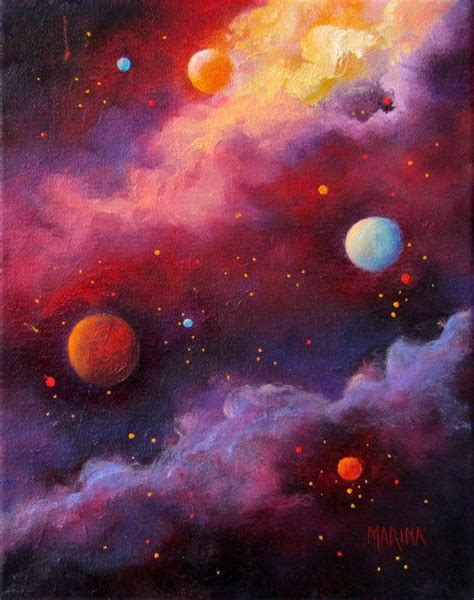 Celestial Art Print Poster, Outer Space Print, Planets Galaxy Art Print ...