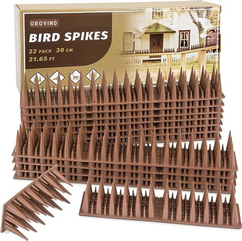 Outdoor Bird Spikes for Fences and Roof - 22 Pack Nepal | Ubuy