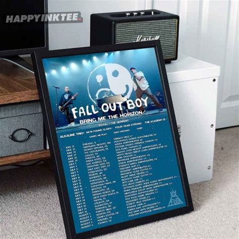 Fall Out Boy Tour 2023 Home Decor Wall Poster - Bring Your Ideas ...