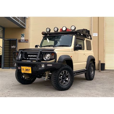 SUZUKI JIMNY (2018-CURRENT) SLIMLINE II ROOF RACK / TALL - BY FRONT RU – Select 4WD