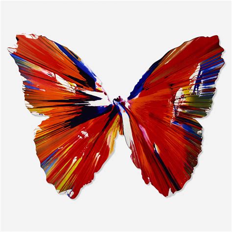 181: DAMIEN HIRST, Butterfly Spin Painting