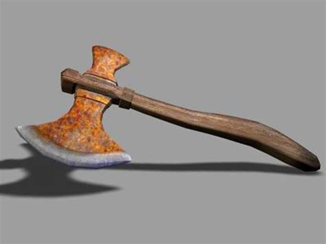 3d Model Hatchet Axe