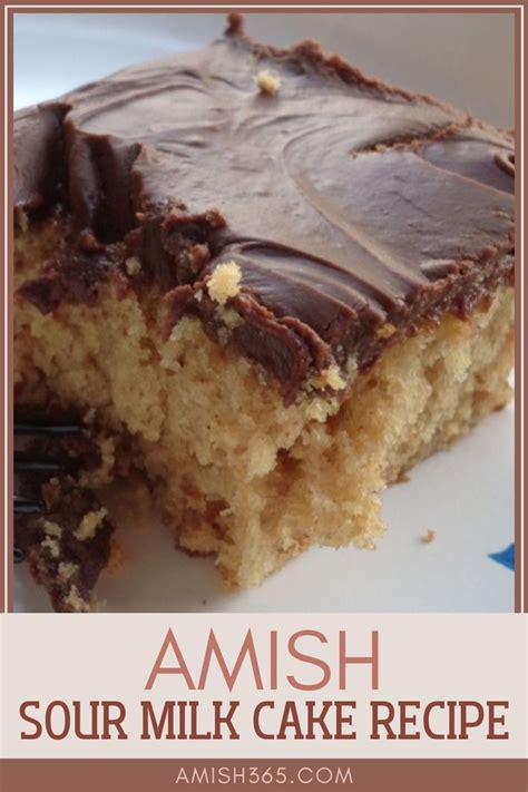 Amish Sour Milk Cake Recipe | Recipe | Sour milk recipes, Milk recipes ...