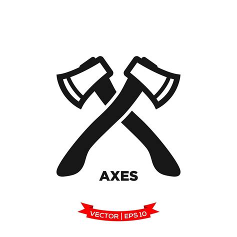 axe icon vector logo template in treny flat design 12611209 Vector Art at Vecteezy