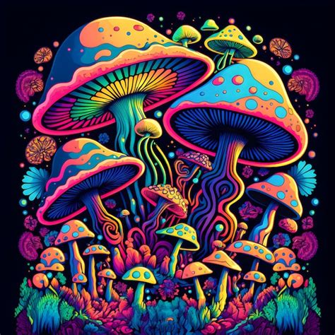 Trippy Shroom Wallpaper Hd