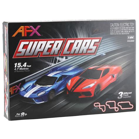 AFX Super Cars 15-Foot Mega G+ HO Slot Car Track Set #AFX22032 - Hobby ...