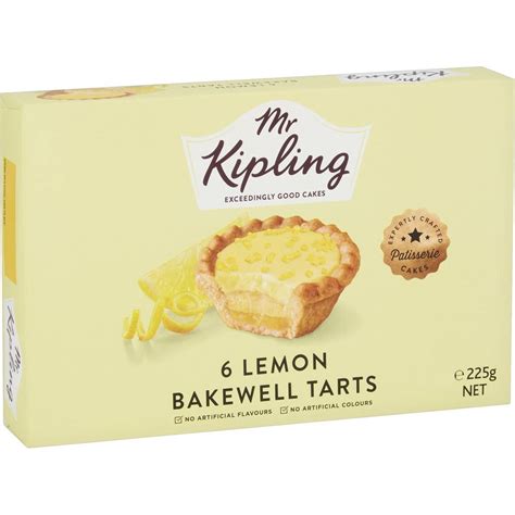 Mr Kipling Lemon Bakewell Tarts 6 Pack | Woolworths