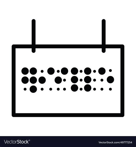 Braille dots code Royalty Free Vector Image - VectorStock