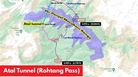 Atal Tunnel (Rohtang Tunnel) - Its Strategic importance and features - YouTube